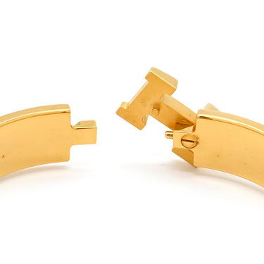 エルメス HERMES クリックH PM 24番地のミステリー マルチカラーXゴールド GP エナメル ブレスレット Hブレス バングル