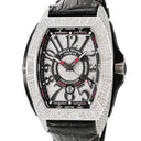 腕時計 フランクミュラー FRANCK MULLER コンキスタドール グランプリ 9900 SC DT GPG FULL D CD 自動巻き メンズ 純正ダイヤ パヴェ トノウ