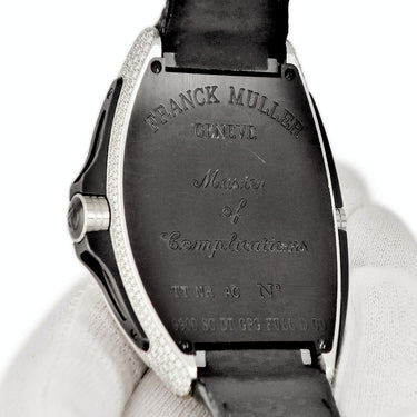 腕時計 フランクミュラー FRANCK MULLER コンキスタドール グランプリ 9900 SC DT GPG FULL D CD 自動巻き メンズ 純正ダイヤ パヴェ トノウ