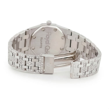 腕時計 オーデマピゲ AUDEMARS PIGUET ロイヤルオーク レディ 6007BC クオーツ レディース K18WG無垢 純正ダイヤ ホワイトゴールド