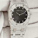 腕時計 オーデマピゲ AUDEMARS PIGUET ロイヤルオーク レディ 6007BC クオーツ レディース K18WG無垢 純正ダイヤ ホワイトゴールド