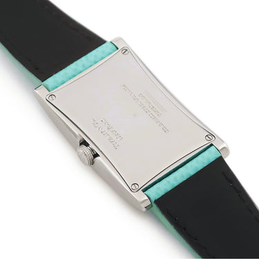 腕時計 ティファニー Tiffany & Co イーストウエスト ミニ 36092262 クオーツ レディース ティファニーブルー アラビア 角型 水色