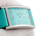 腕時計 ティファニー Tiffany & Co イーストウエスト ミニ 36092262 クオーツ レディース ティファニーブルー アラビア 角型 水色