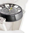 腕時計 ルイヴィトン LOUIS VUITTON タンブール インブラック GMT Q113K 自動巻き メンズ 黒 PVD デイト 2タイムゾーン表示