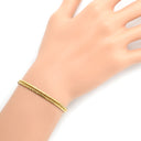 喜平 KIHEI K18 18金 17.2cm 7.8g 16面 トリプル イエローゴールド K18YG ブレスレット 造幣局検定マーク ショッピングローン対応していません