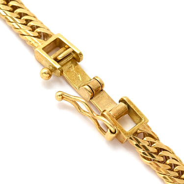 喜平 KIHEI K18 18金 22.2cm 11.5g 16面 トリプル イエローゴールド K18YG ブレスレット 造幣局検定マーク ショッピングローン対応していません