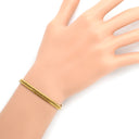 喜平 KIHEI K18 18金 22.2cm 11.5g 16面 トリプル イエローゴールド K18YG ブレスレット 造幣局検定マーク ショッピングローン対応していません