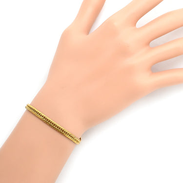 喜平 KIHEI K18 18金 22.2cm 11.5g 16面 トリプル イエローゴールド K18YG ブレスレット 造幣局検定マーク ショッピングローン対応していません