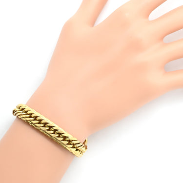 喜平 KIHEI K18 18金 20.2cm 50.3g 16面 トリプル イエローゴールド K18YG ブレスレット 造幣局検定マーク ショッピングローン対応していません