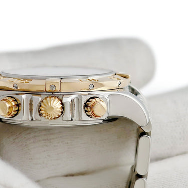 腕時計 ブライトリング BREITLING クロノマット41 CB14012/BA53 CB0140 自動巻き メンズ K18RG×SS コンビ シェル 純正ダイヤ ホワイト