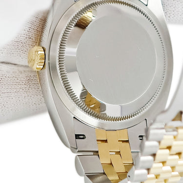 腕時計 ロレックス ROLEX デイトジャスト 36 126233G ランダム番 自動巻き メンズ OH済 ランダム番 K18YG×SS コンビ 純正10Pダイヤ ホリコン