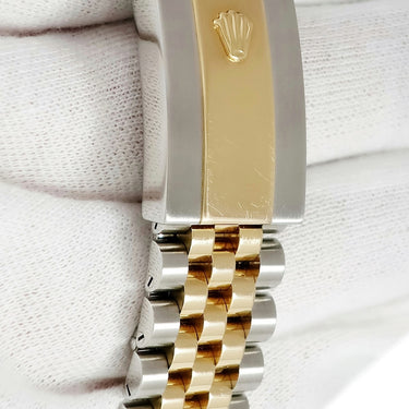 腕時計 ロレックス ROLEX デイトジャスト 36 126233G ランダム番 自動巻き メンズ OH済 ランダム番 K18YG×SS コンビ 純正10Pダイヤ ホリコン