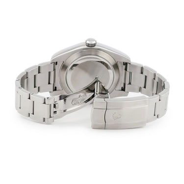 腕時計 ロレックス ROLEX エアキング 116900 ランダム番 自動巻き メンズ ランダム番 黒 緑 ベンツ針 ブラックアウト アラビア