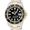 腕時計 ロレックス ROLEX サブマリーナー デイト 116613LN 自動巻き メンズ ランダム番 K18YG×SS コンビ 黒 ベンツ針