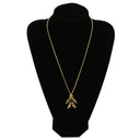 ショパール CHOPARD ピエロ ペンダント イエローゴールド K18YG ダイヤモンド カラーストーン ネックレス 750YG 18K 5石 ムービング