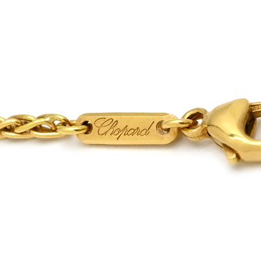 ショパール CHOPARD ピエロ ペンダント イエローゴールド K18YG ダイヤモンド カラーストーン ネックレス 750YG 18K 5石 ムービング