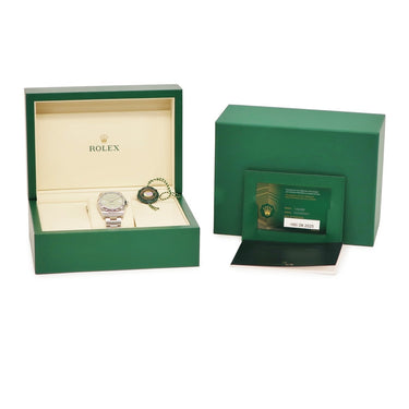 腕時計 ロレックス ROLEX オイスター パーペチュアル 34 124200 自動巻き レディース 新品同様 ランダム番 ピスタチオ