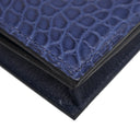 エルメス HERMES ベアンスフレ ブルーマルト アリゲーターマット 長財布 シルバー金具 新品 未使用 青 クロコ 二つ折り財布