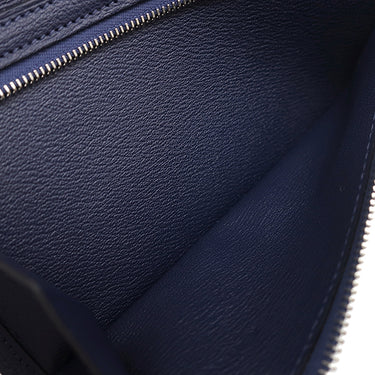 エルメス HERMES ベアンスフレ ブルーマルト アリゲーターマット 長財布 シルバー金具 新品 未使用 青 クロコ 二つ折り財布