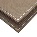 エルメス HERMES ベアンスフレ エトゥープ ヴォーエプソン 長財布 ゴールド金具 新品 未使用 グレージュ 二つ折り財布