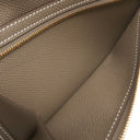 エルメス HERMES ベアンスフレ エトゥープ ヴォーエプソン 長財布 ゴールド金具 新品 未使用 グレージュ 二つ折り財布