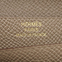 エルメス HERMES ベアンスフレ エトゥープ ヴォーエプソン 長財布 ゴールド金具 新品 未使用 グレージュ 二つ折り財布