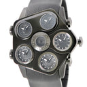 腕時計 ジェイコブ JACOB グランド JC-GR5-18 クオーツ メンズ PVD加工SS 五角形 ジェット機タービンエンジン 黒 GMT