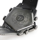 腕時計 ジェイコブ JACOB グランド JC-GR5-18 クオーツ メンズ PVD加工SS 五角形 ジェット機タービンエンジン 黒 GMT