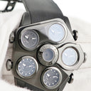 腕時計 ジェイコブ JACOB グランド JC-GR5-18 クオーツ メンズ PVD加工SS 五角形 ジェット機タービンエンジン 黒 GMT