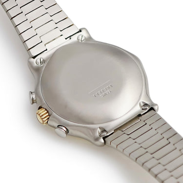 腕時計 エベル Ebel 1911 エルプリメロ クロノグラフ 1134901 自動巻き メンズ K18YG×SS コンビ デイト スモールセコンド ホワイト