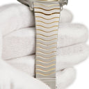 腕時計 エベル Ebel 1911 エルプリメロ クロノグラフ 1134901 自動巻き メンズ K18YG×SS コンビ デイト スモールセコンド ホワイト