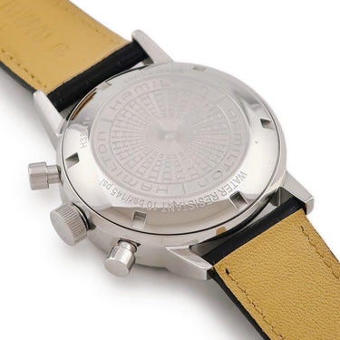 腕時計 ハミルトン HAMILTON イントラマティック オートクロノグラフ H384160 自動巻き メンズ OH済 デイト タキメーター アイボリー