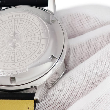 腕時計 ハミルトン HAMILTON イントラマティック オートクロノグラフ H384160 自動巻き メンズ OH済 デイト タキメーター アイボリー