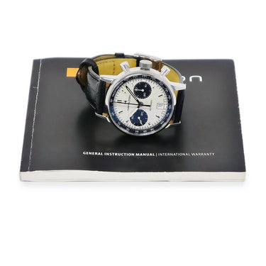 腕時計 ハミルトン HAMILTON イントラマティック オートクロノグラフ H384160 自動巻き メンズ OH済 デイト タキメーター アイボリー