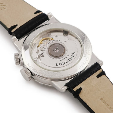 腕時計 ロンジン LONGINES ウィームス L2.608.4.53.2 自動巻き メンズ OH済 ブラック 黒 回転ベゼル デイト ヴィンテージ 限定