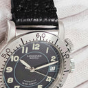 腕時計 ロンジン LONGINES ウィームス L2.608.4.53.2 自動巻き メンズ OH済 ブラック 黒 回転ベゼル デイト ヴィンテージ 限定