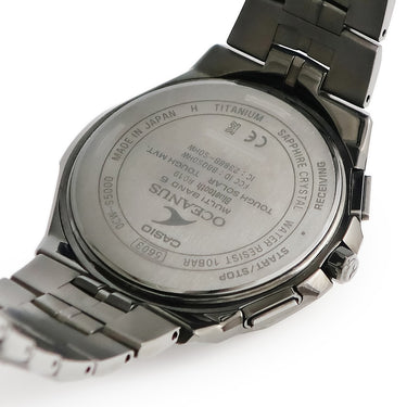 腕時計 カシオ CASIO オシアナス マンタ S5000シリーズ OCW-S5000B-1AJF クオーツ メンズ タフソーラー 電波時計 GMT デイデイト