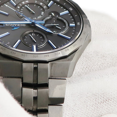 腕時計 カシオ CASIO オシアナス マンタ S5000シリーズ OCW-S5000B-1AJF クオーツ メンズ タフソーラー 電波時計 GMT デイデイト