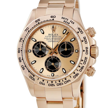 腕時計 ロレックス ROLEX コスモグラフ デイトナ 116505 V番 自動巻き メンズ V番 K18RG無垢 クロノグラフ スモセコ 夜光インデックス