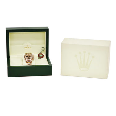 腕時計 ロレックス ROLEX コスモグラフ デイトナ 116505 V番 自動巻き メンズ V番 K18RG無垢 クロノグラフ スモセコ 夜光インデックス