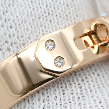 エルメス HERMES ケリー PM H109041B 00053 ピンクゴールド K18PG ダイヤモンド #53 リング 指輪 Au750 18K 18金 4P 4石 4粒 ダイヤ トゥレクラスプ 13号