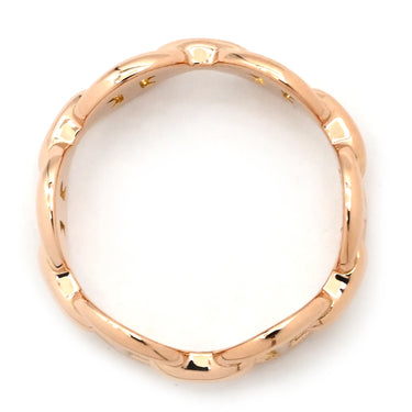 エルメス HERMES シェーヌダンクル アンシェネ PM H110025B 00051 ピンクゴールド K18PG #51 リング 指輪 Au750 18K 18金 11号