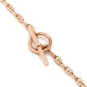 エルメス HERMES シェーヌダンクル ファランドール ST H119450B 00ST ピンクゴールド K18PG ブレスレット Au750 18K 18金