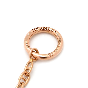 エルメス HERMES シェーヌダンクル ファランドール ST H119450B 00ST ピンクゴールド K18PG ブレスレット Au750 18K 18金