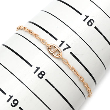 エルメス HERMES シェーヌダンクル ファランドール ST H119450B 00ST ピンクゴールド K18PG ブレスレット Au750 18K 18金