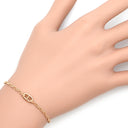 エルメス HERMES シェーヌダンクル ファランドール ST H119450B 00ST ピンクゴールド K18PG ブレスレット Au750 18K 18金