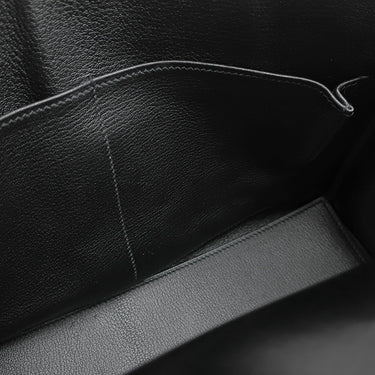 エルメス HERMES ケリーラキ 32 内縫い ブラック ボックスカーフ トワルオフィシエ 2WAYバッグ シルバー金具 黒 ショルダー ハンドバッグ 希少