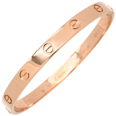 カルティエ Cartier LOVE ラブブレス B6067418 ピンクゴールド K18PG #18 ブレスレット 750 18K バングル
