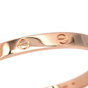 カルティエ Cartier LOVE ラブブレス B6067418 ピンクゴールド K18PG #18 ブレスレット 750 18K バングル