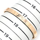カルティエ Cartier LOVE ラブブレス B6067418 ピンクゴールド K18PG #18 ブレスレット 750 18K バングル